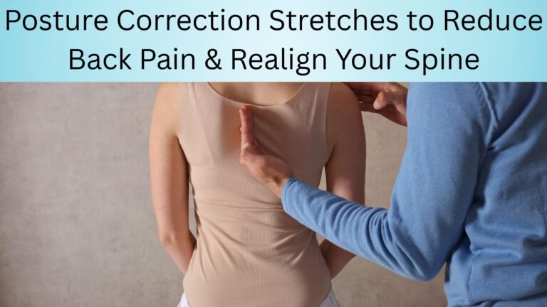 Posture Correction Stretches to Reduce Back Pain & Realign Your Spine
